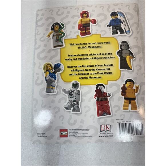 Lego Mini Figures Ultimate Stickers Collection 1000 Reusable Series 1-7 Like New - Picture 2 of 9